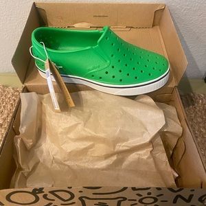 Little Kid size 13 green Natives.